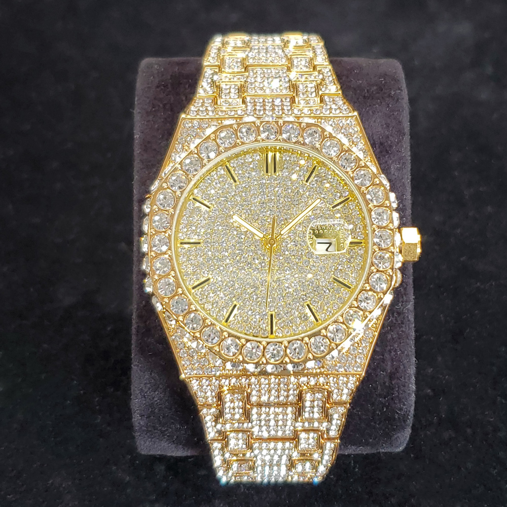 Luxury Watch Iceberg - Роскошные золотые часы с бриллиантами для