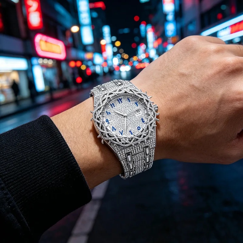 Мужские кварцевые часы с крист – обзор и цена Luxury Watch Iceberg