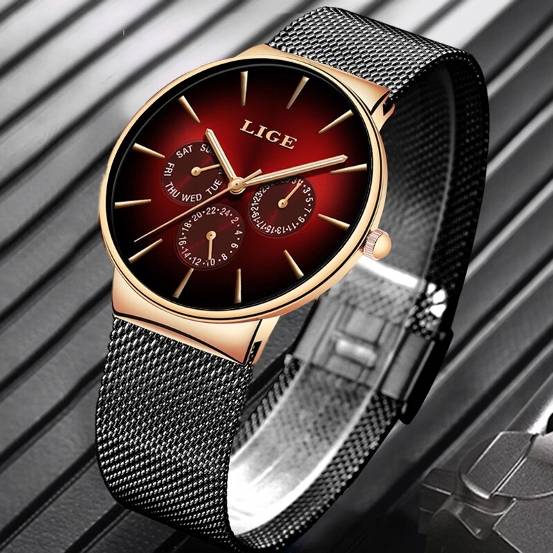 Новые модные мужские часы LIGE – обзор и цена Luxury Watch Maker