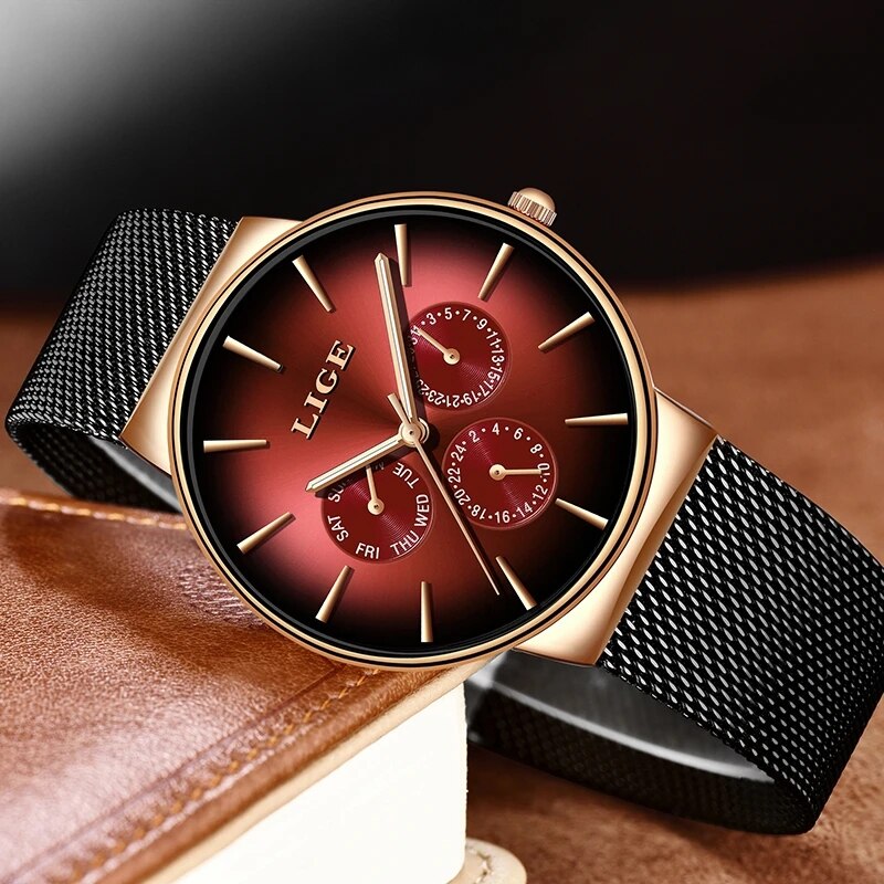 Новые модные мужские часы LIGE – обзор и цена Luxury Watch Maker