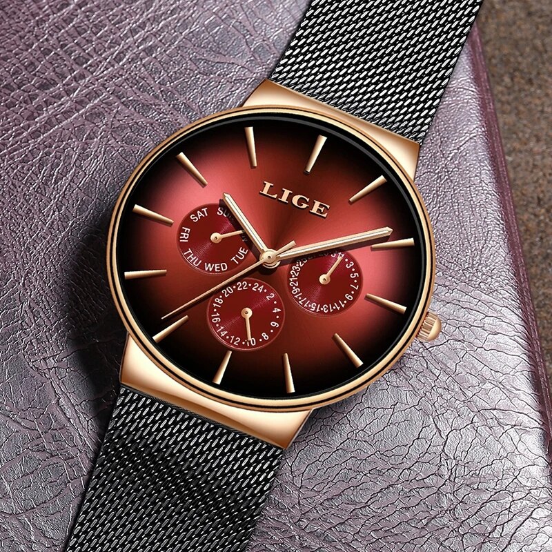 Новые модные мужские часы LIGE – обзор и цена Luxury Watch Maker