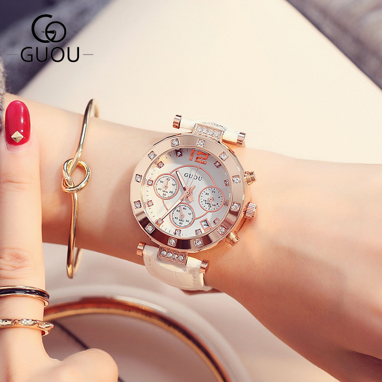 Часы GUOU женские наручные с к – обзор и цена Luxury Watch Top 10