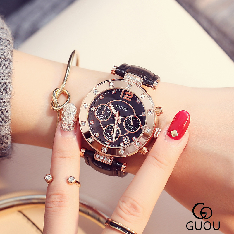 Часы GUOU женские наручные с к – обзор и цена Luxury Watch Top 10